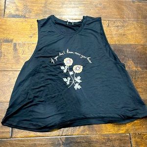 Like new! Spiritual Gangster cropped muscle tank. Size medium!
